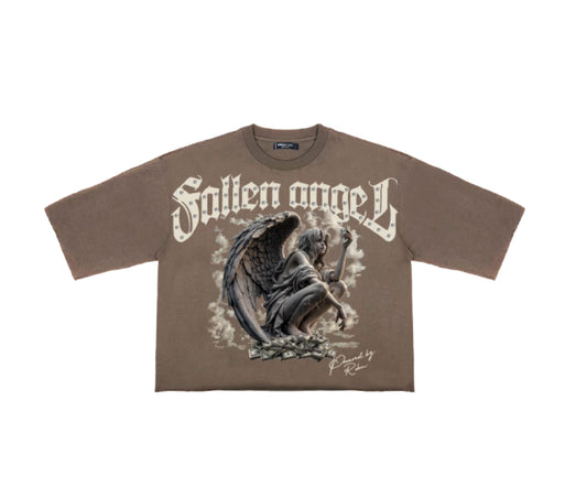 ROKU LOST ANGEL CROPPED TEE