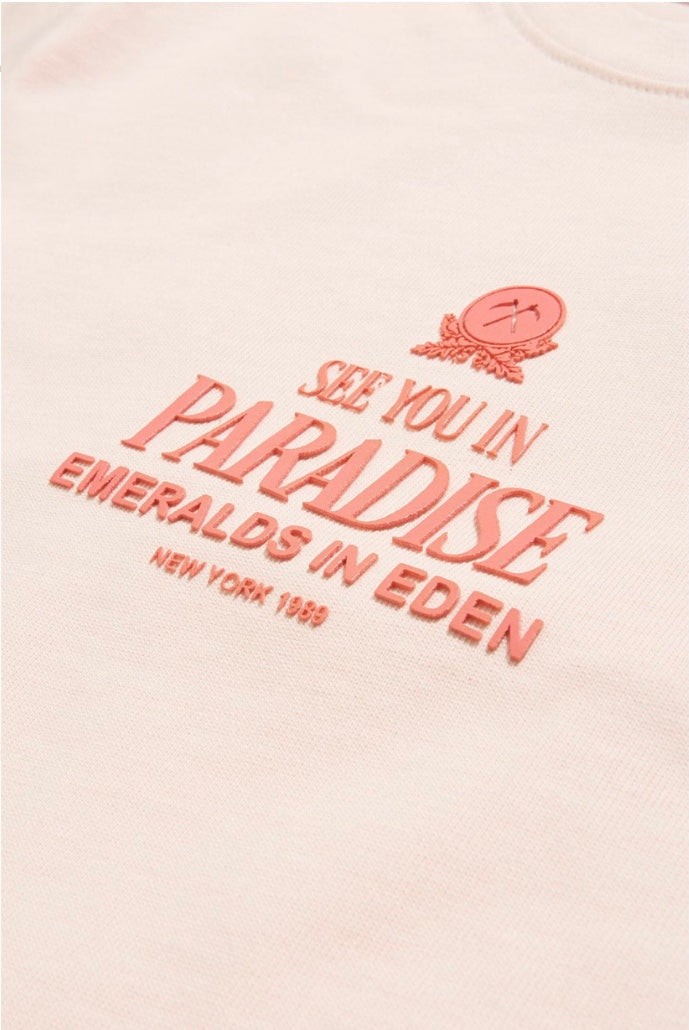 Jordan Craig KIDS EMERALDS IN EDEN CROPPED BOXY T-SHIRT