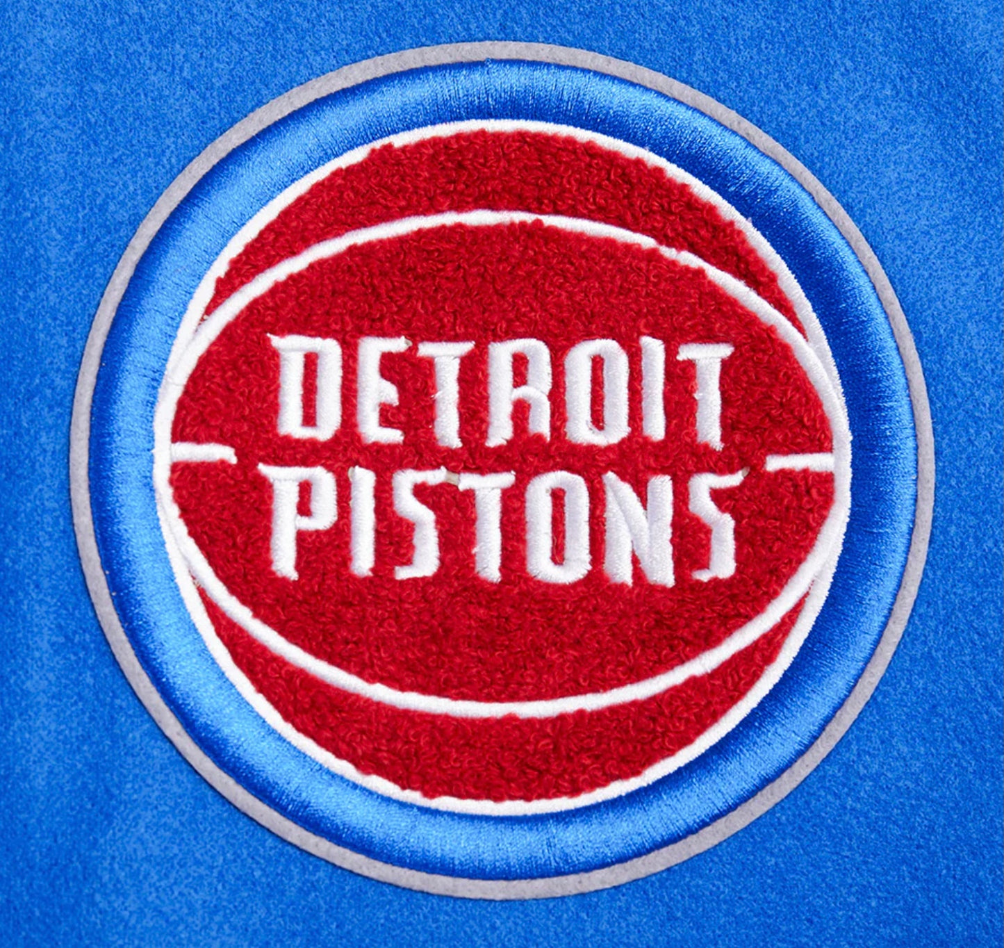 PRO STANDARD NBA DETROIT PISTONS RETRO CLASSIC VARSITY JACKET