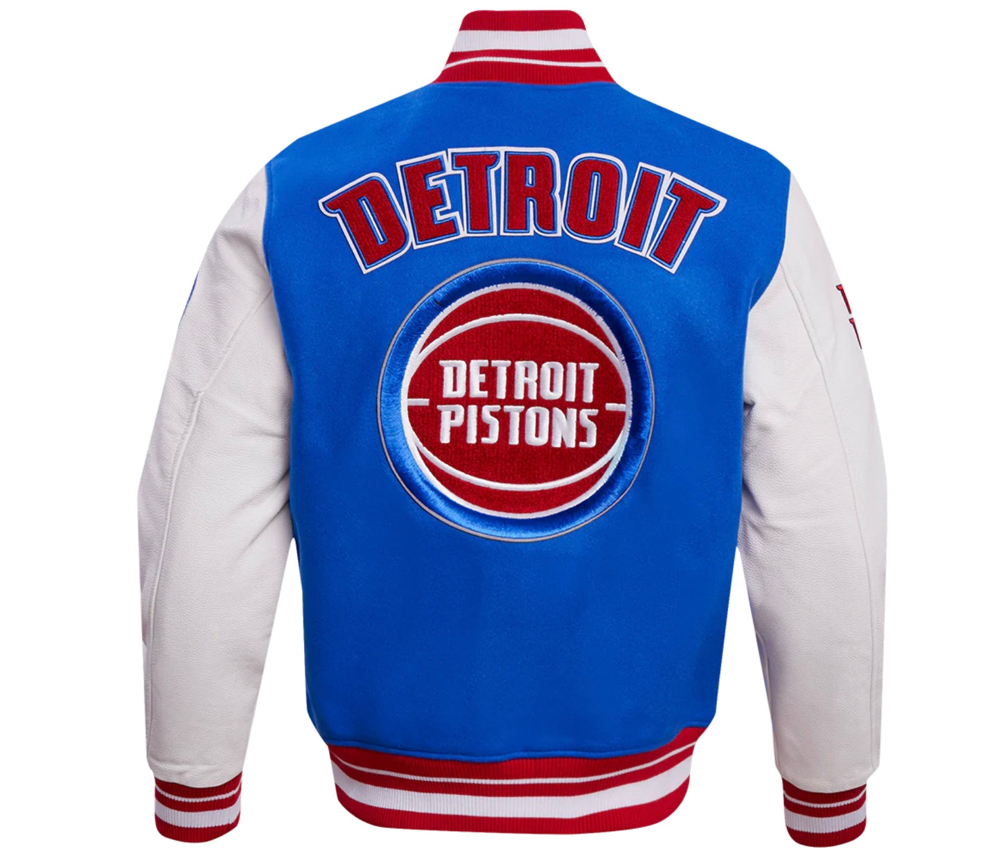 PRO STANDARD NBA DETROIT PISTONS RETRO CLASSIC VARSITY JACKET