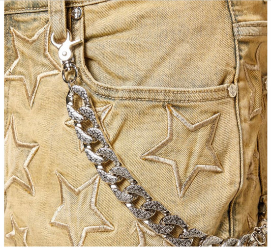 Guapi Vintage Stars Denim Shorts