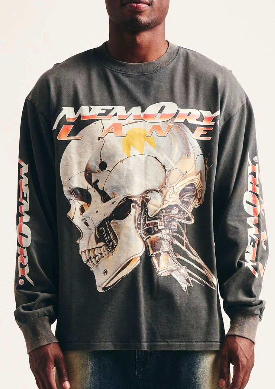 MEMORY LANE CHROME TECH LONG SLEEVE - VINTAGE BLACK