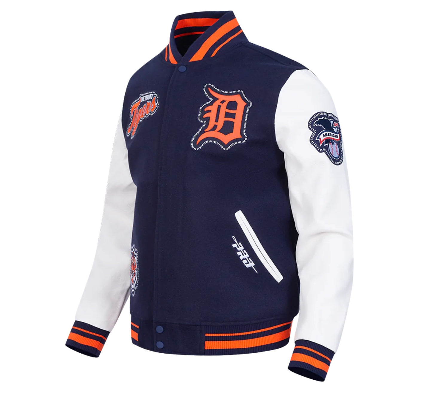PRO STANDARD DETROIT Tigers Wool Varsity Jacket