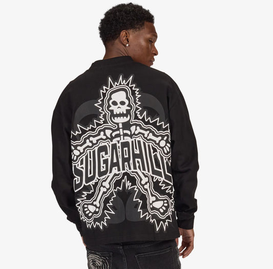 SUGARHILL "FLOATING" L/S T-SHIRT (BLACK)