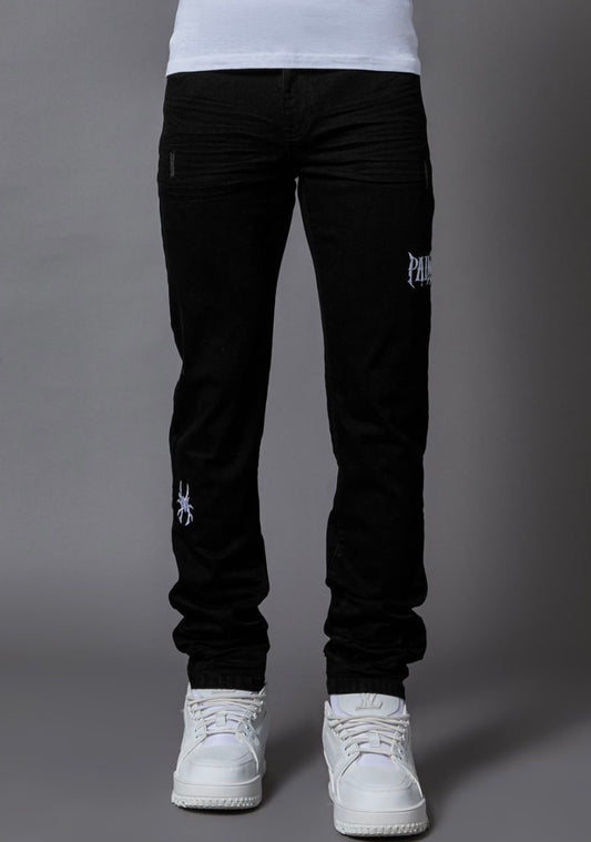PAIN Jet Black Skinny Denim