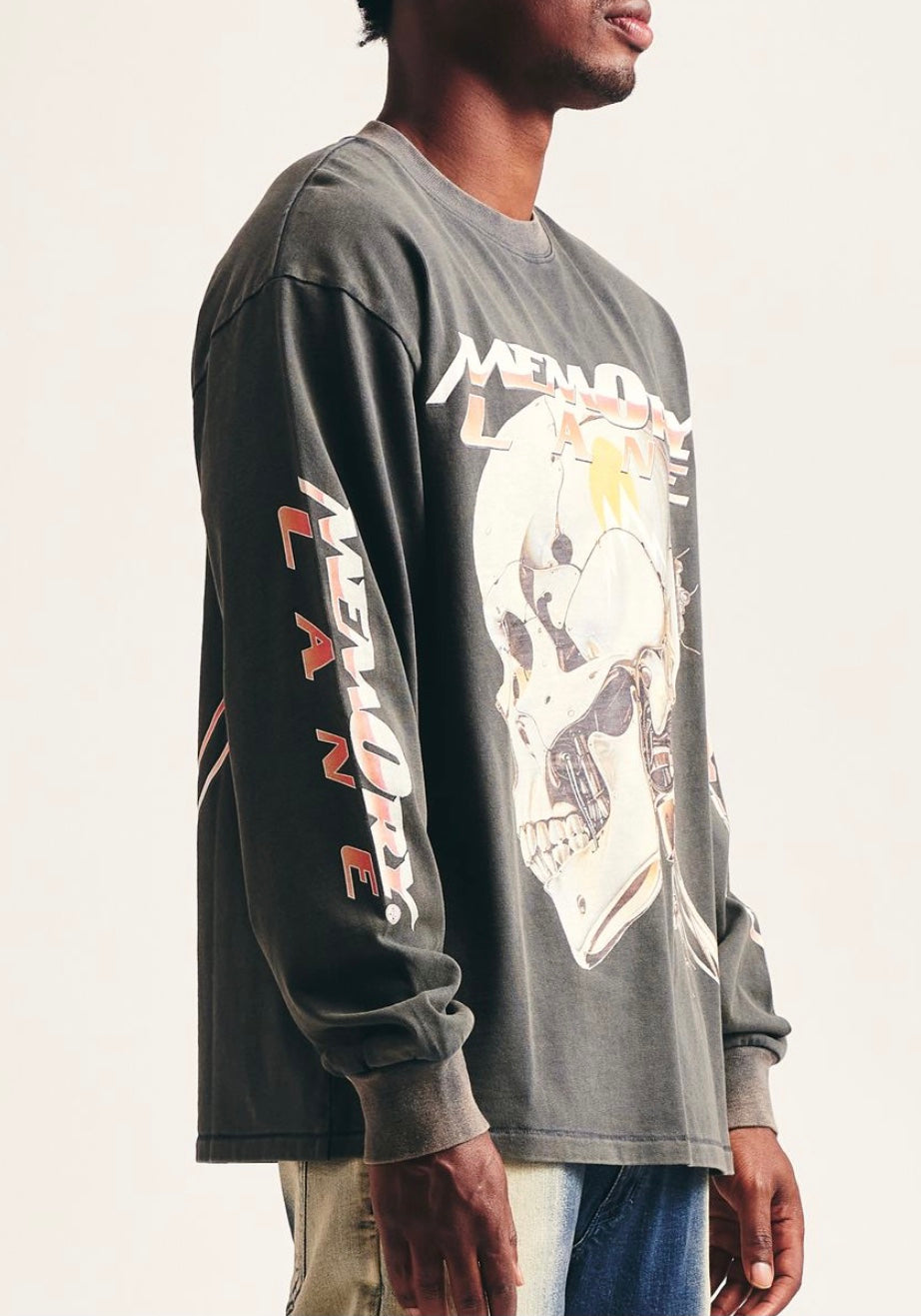 MEMORY LANE CHROME TECH LONG SLEEVE - VINTAGE BLACK