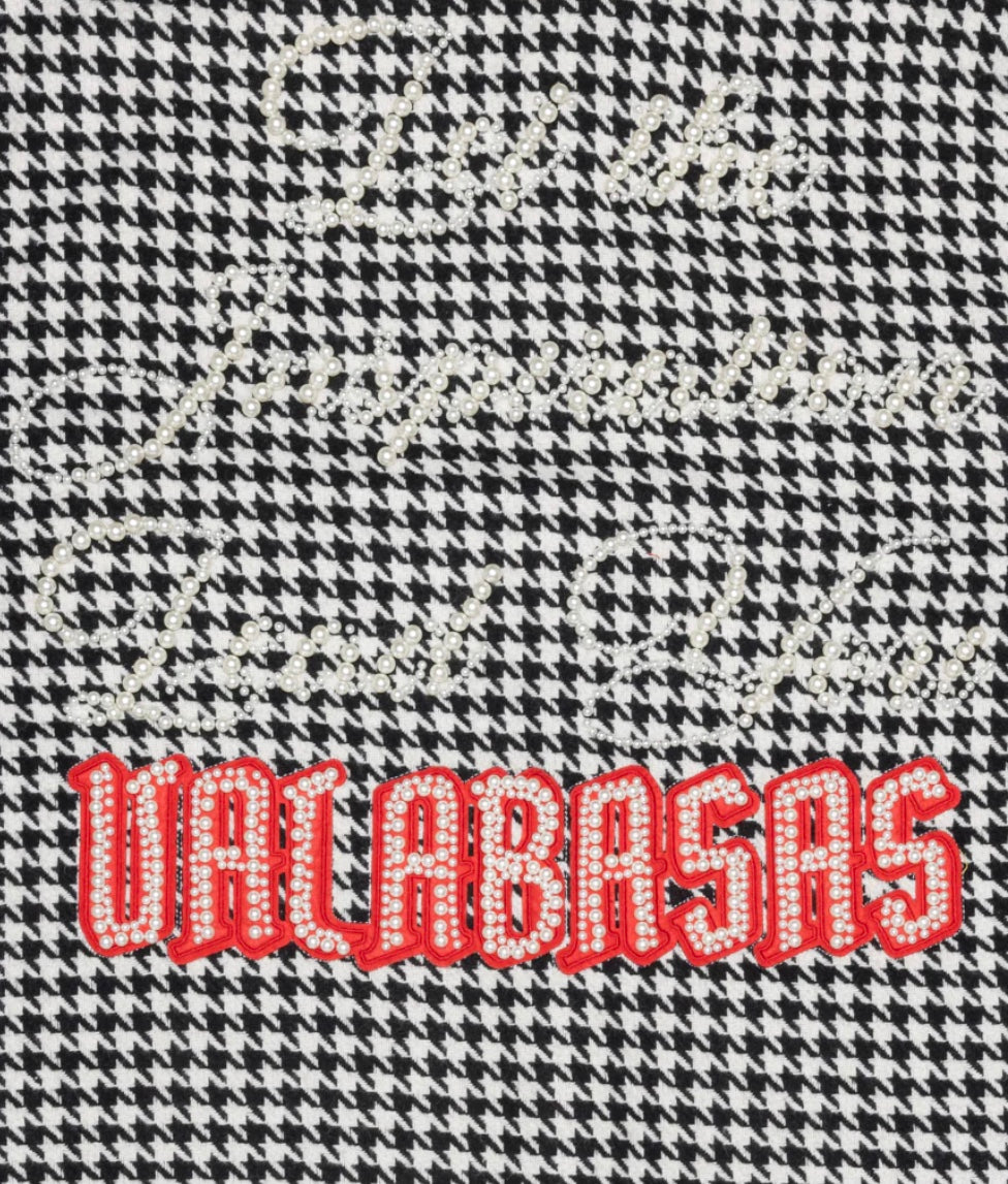 VALABASAS "CHECKERS" BLACK BUTTON DOWN