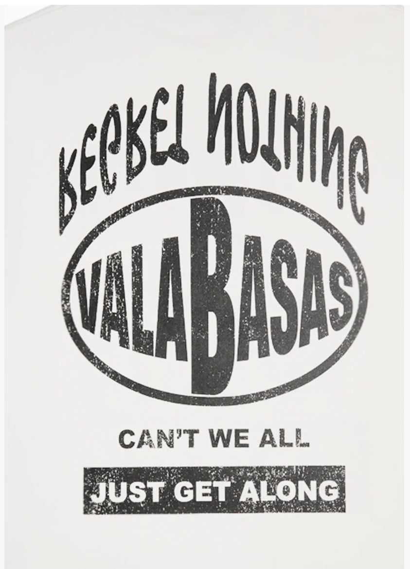Valabasas PEOPLES ENEMY" WHITE TEE