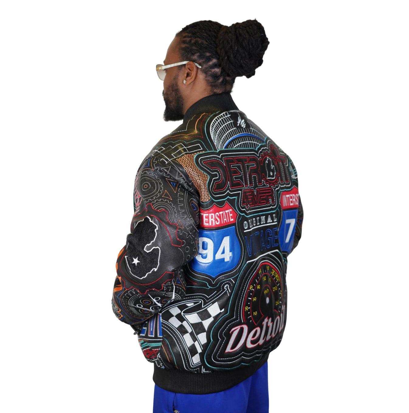 AL WISSAM Detroit 4Ever Embroidered Bomber