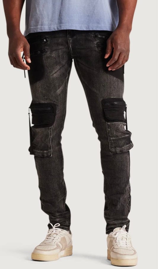 Embellish Joseph Cargo Denim (Smoke Wash)