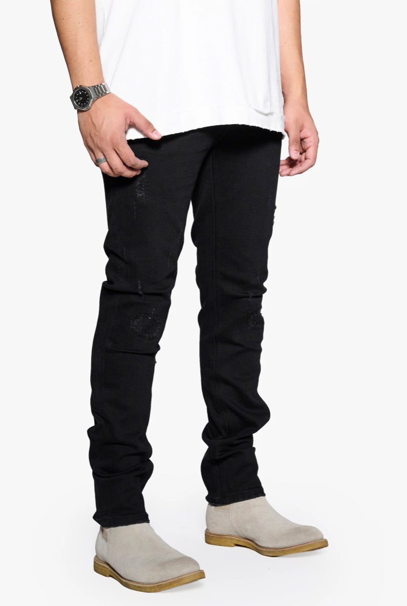 ANOM QUANTUN JET BLACK SLIM FIT