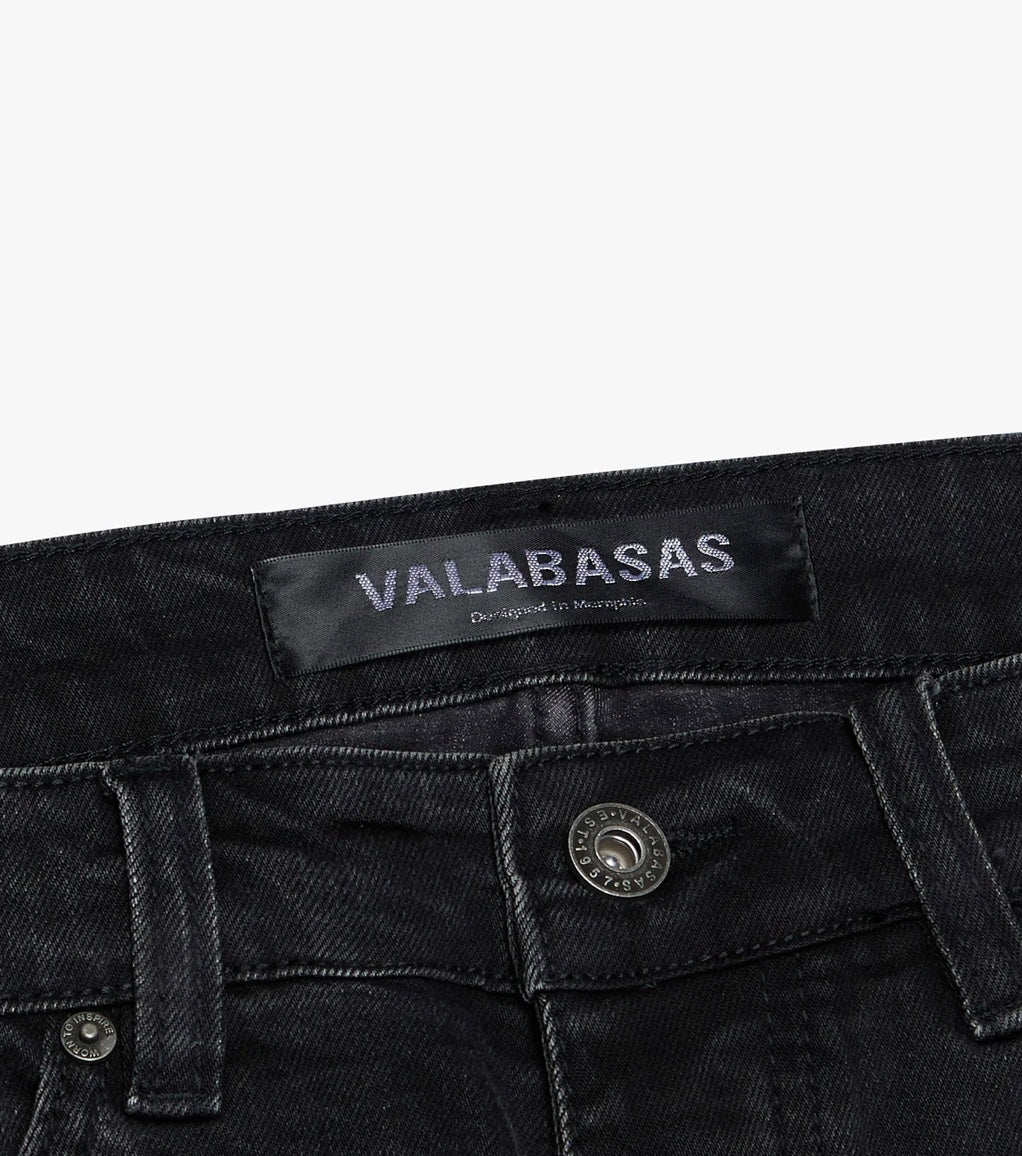 VALABASAS Prowl Straight Jean Black Washed