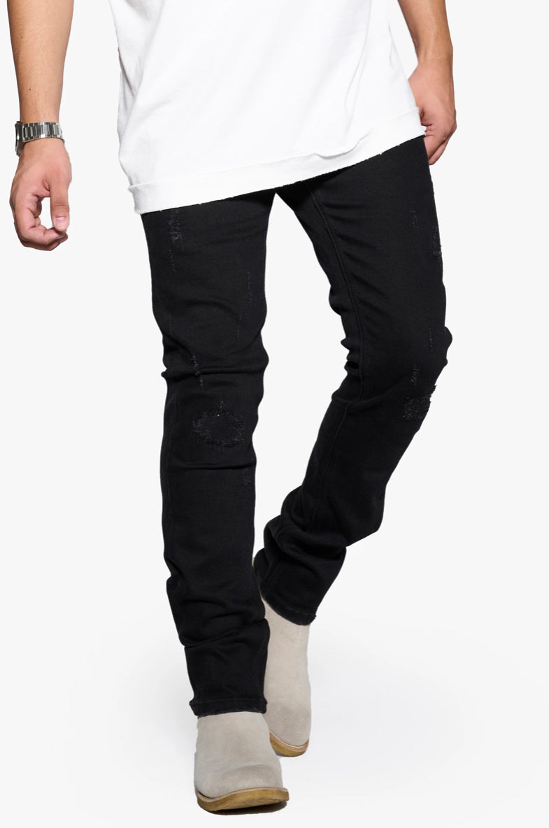 ANOM QUANTUN JET BLACK SLIM FIT