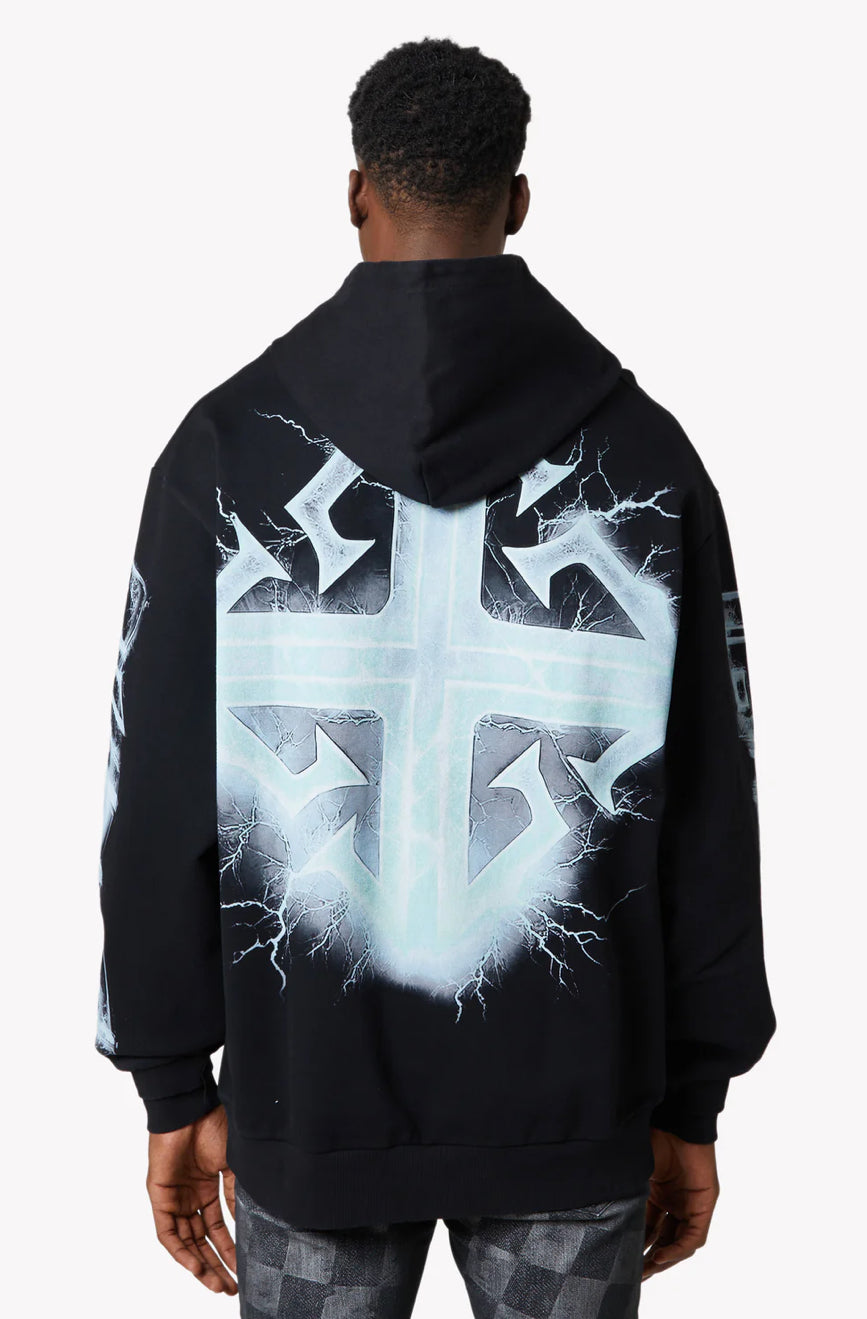 GUAPI BLACK REVIVED HOODIE V1