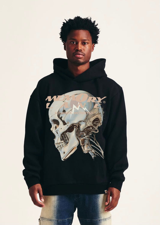 MEMORY LANE T3 HOODIE - VINTAGE BLACK