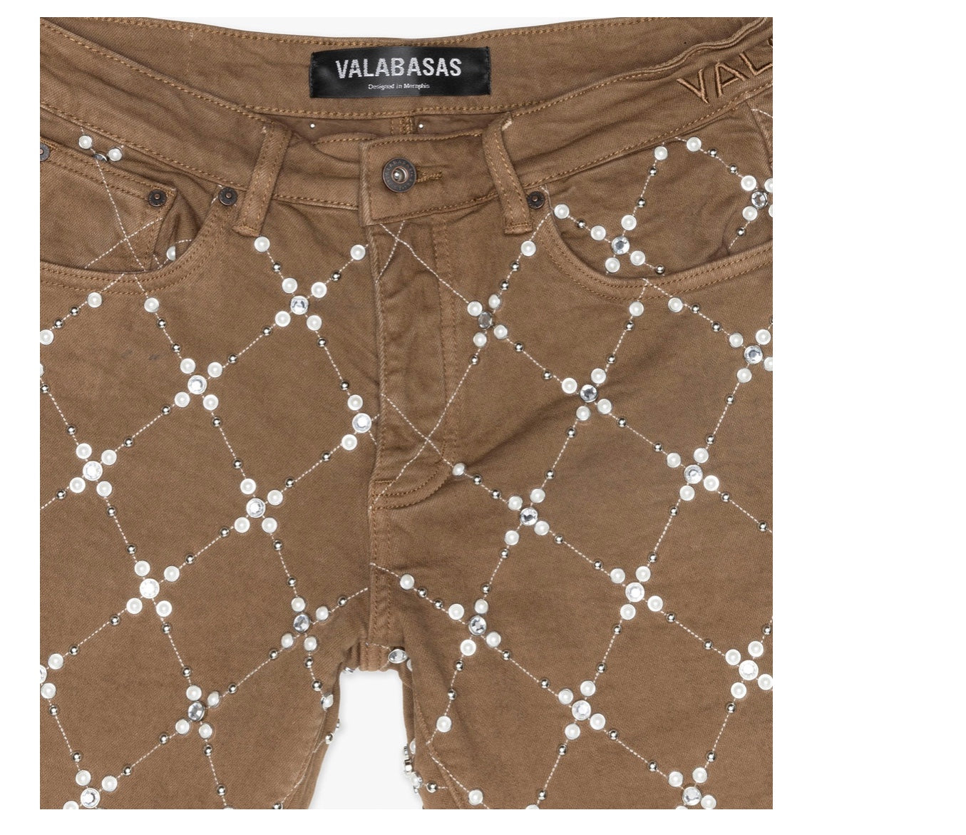 Valabasas Blur Skinny Jean Brown