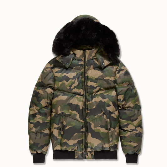 SEE YOU IN PARADISE THE WILD ONE CAMO PUFFER JACKET (VINTAGE CAMO)
