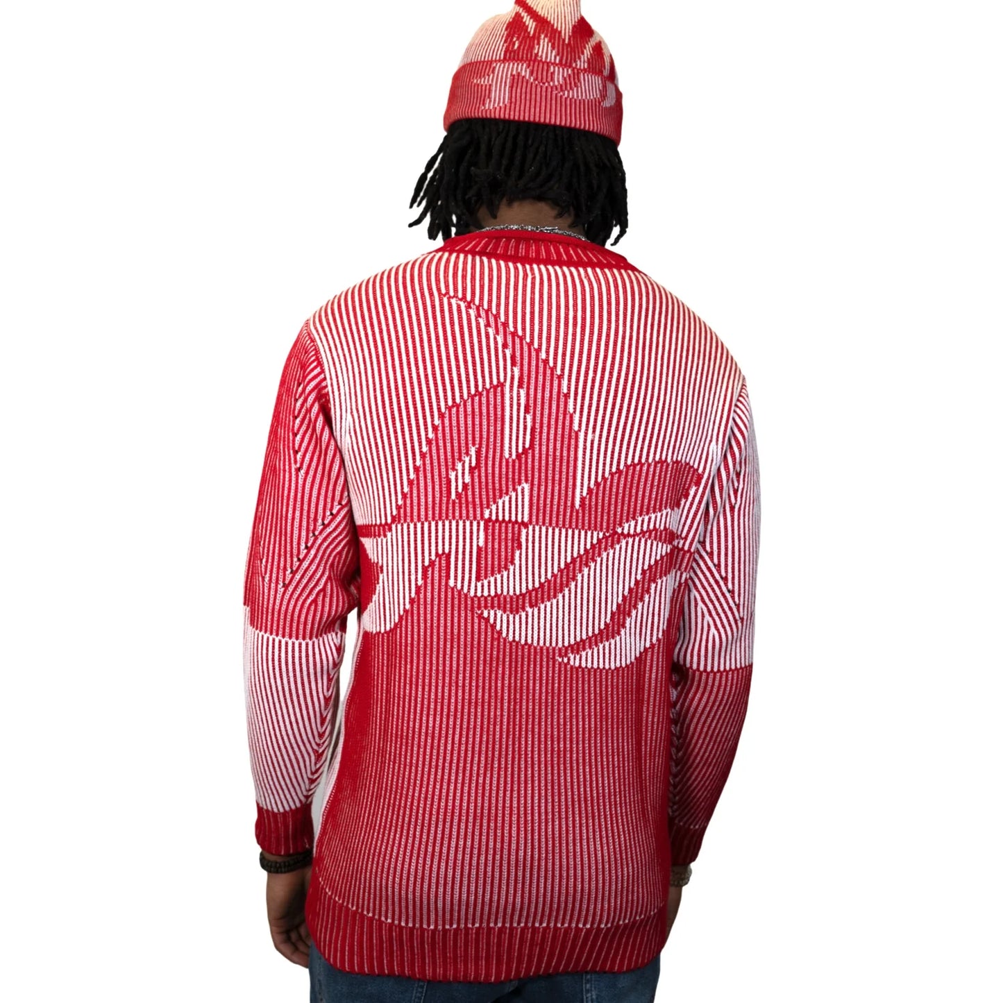 AL WISSAM “LEGACY” Knit Sweater-Red