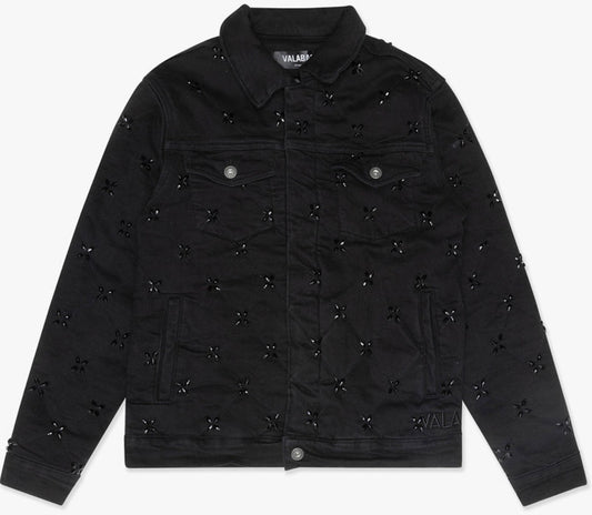Valabasas Inject Denim Jacket Black