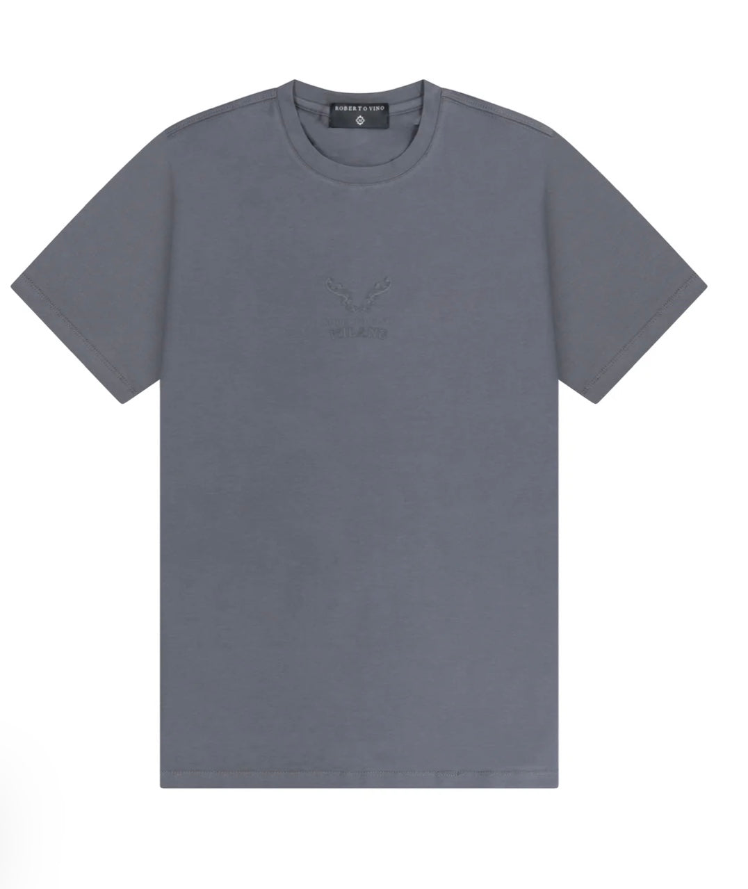 ROBERTO VINO Horns Tee Dark Greyb