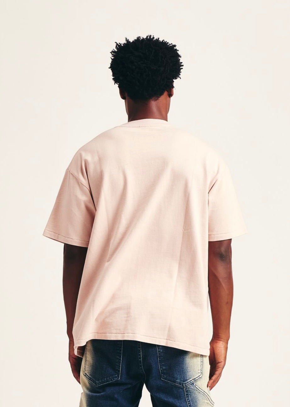 MEMORY LANE HEAVY METAL TEE 0 LT PINK