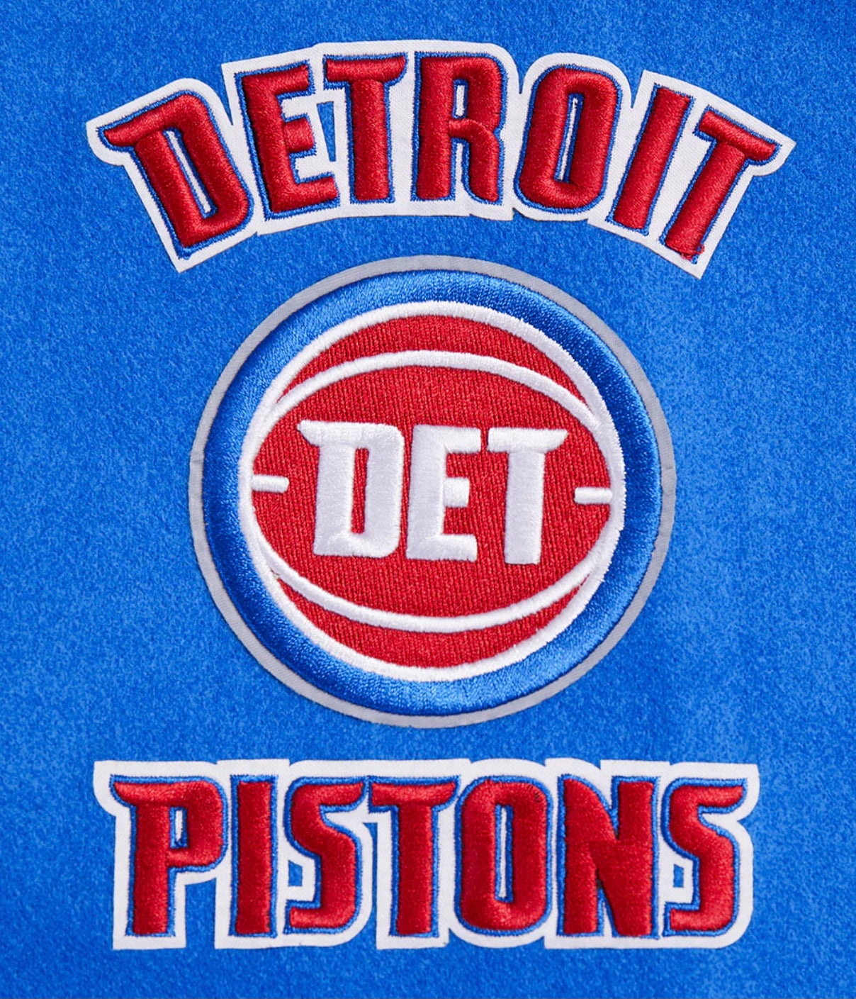 PRO STANDARD NBA DETROIT PISTONS RETRO CLASSIC VARSITY JACKET