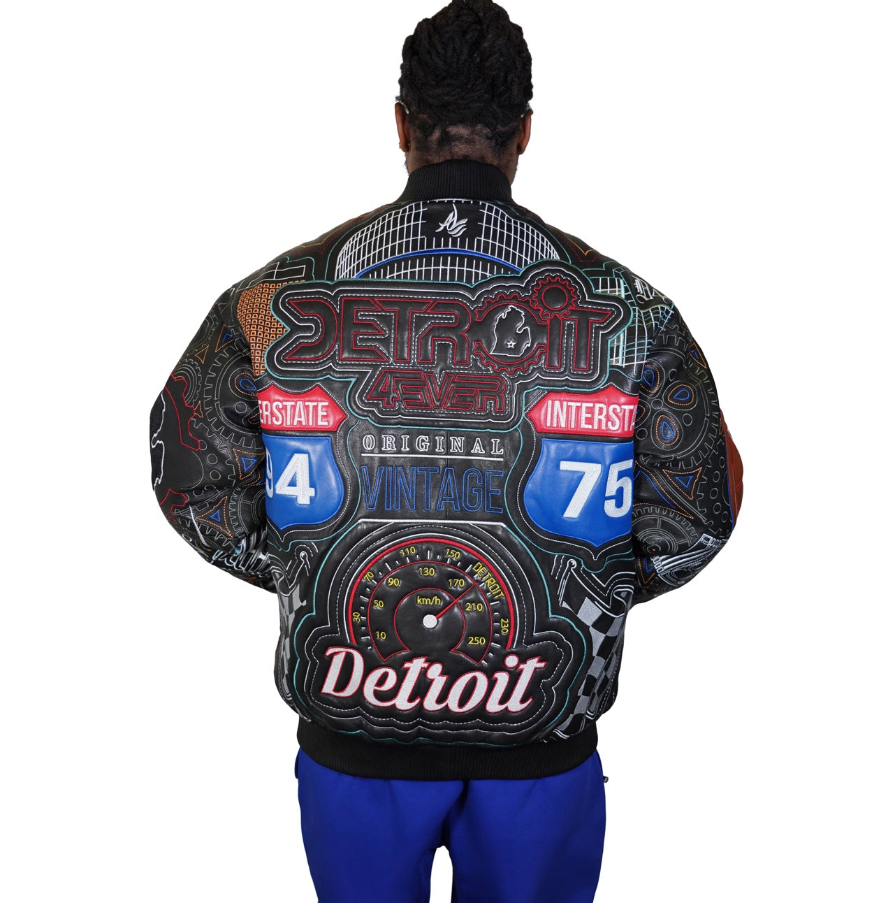 AL WISSAM Detroit 4Ever Embroidered Bomber