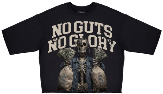 Roku studio NO GUTS NO GLORY RHINESTONES CROPPEDh
