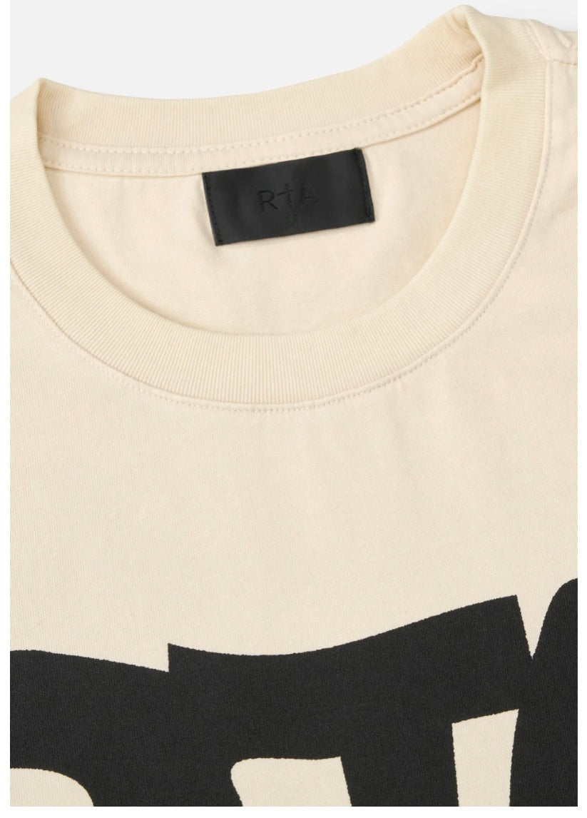 LIAM SHORT SLEEVE TEE | TAN WAVE RTA