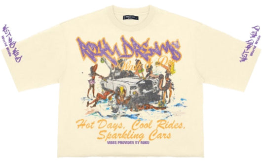 Roku studio HOT DAYS CROPPED TEE