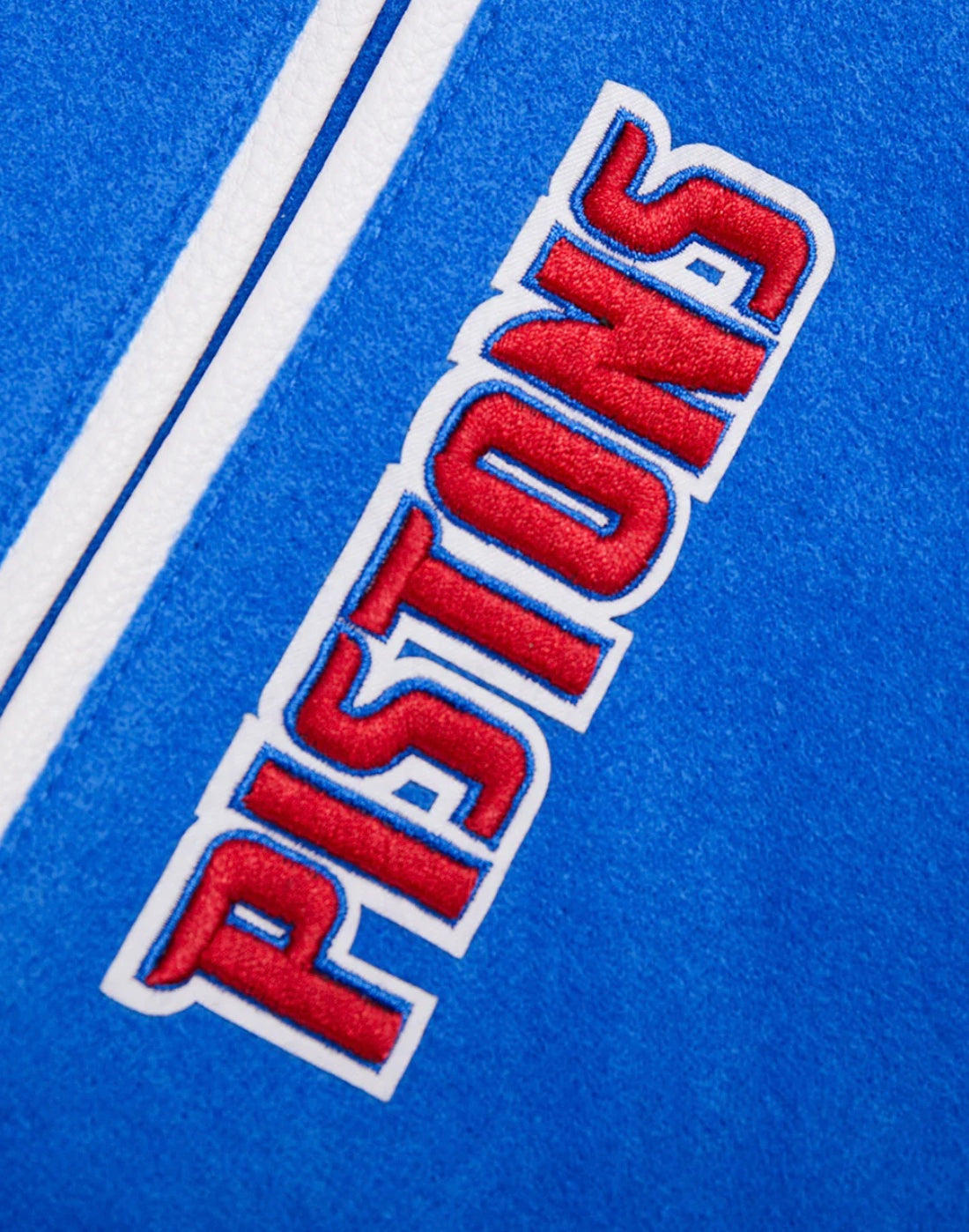 PRO STANDARD NBA DETROIT PISTONS RETRO CLASSIC VARSITY JACKET