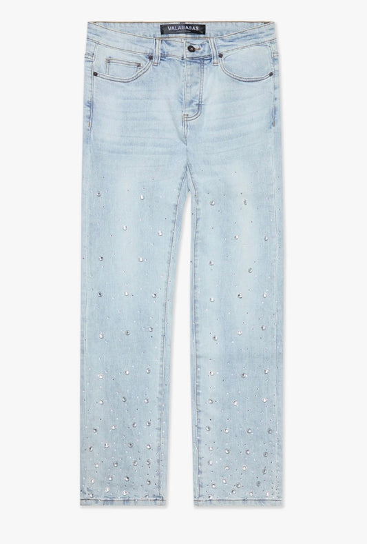 Valabasas Prowl Straight Jean Light Blue Washed