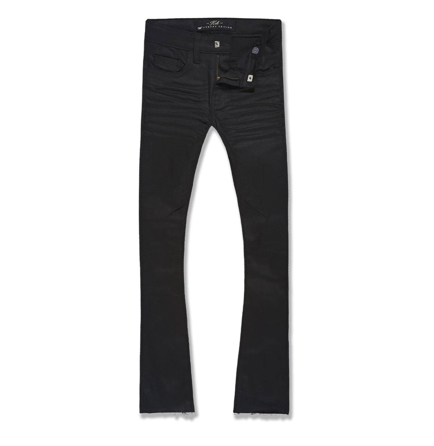 JORDAN CRAIG KIDS STACKED SMOOTH CRIMINAL DENIM (JET BLACK)