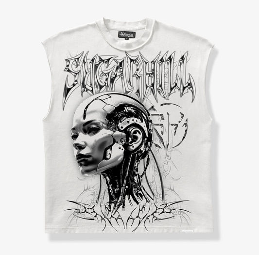 SUGARHILL “CHAMBERS" CUTOFF TEE (WHITE)