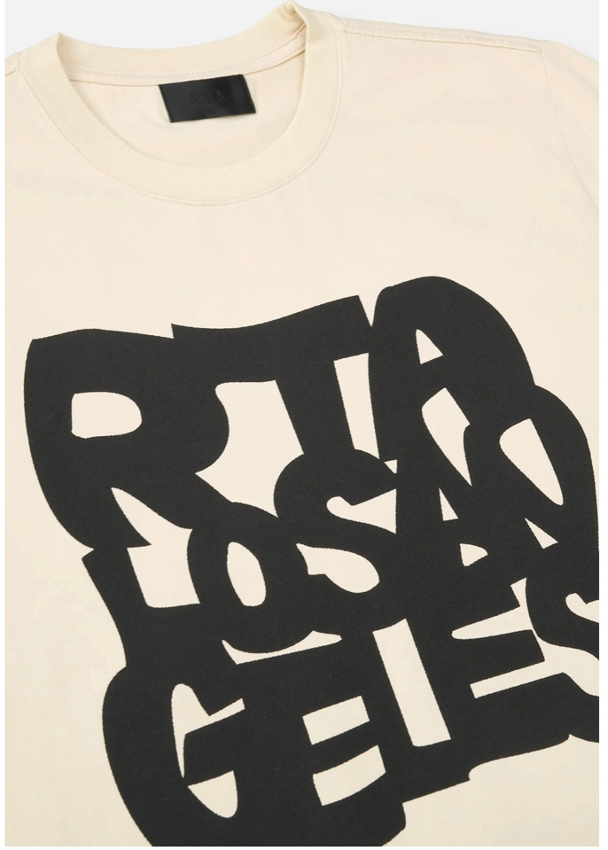 LIAM SHORT SLEEVE TEE | TAN WAVE RTA