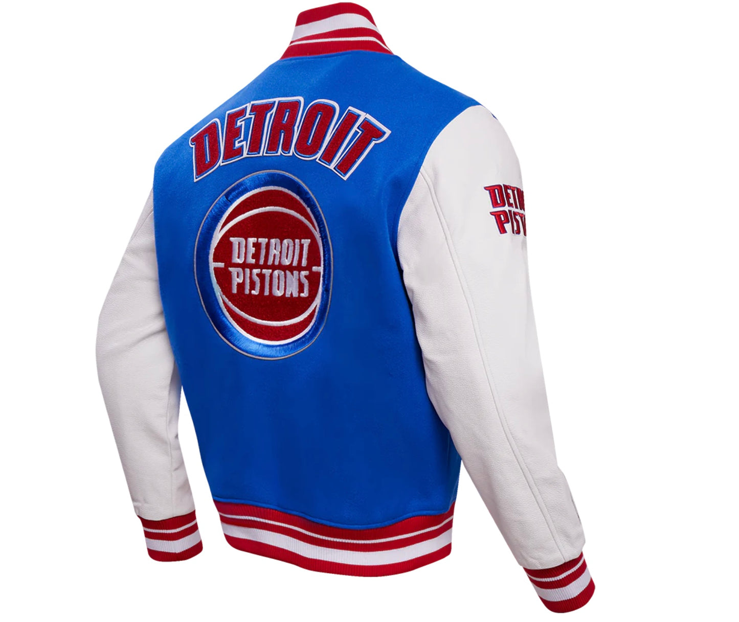 PRO STANDARD NBA DETROIT PISTONS RETRO CLASSIC VARSITY JACKET