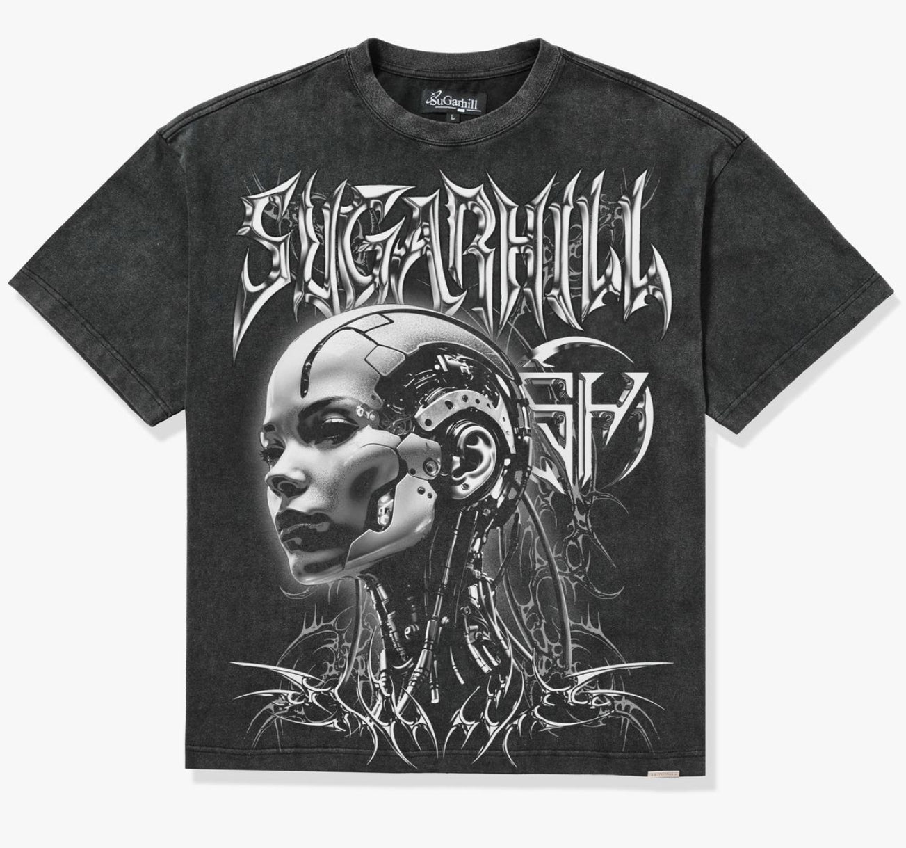 SUGARHILL "CHAMBERS" T-SHIRT (BLACK VINTAGE)