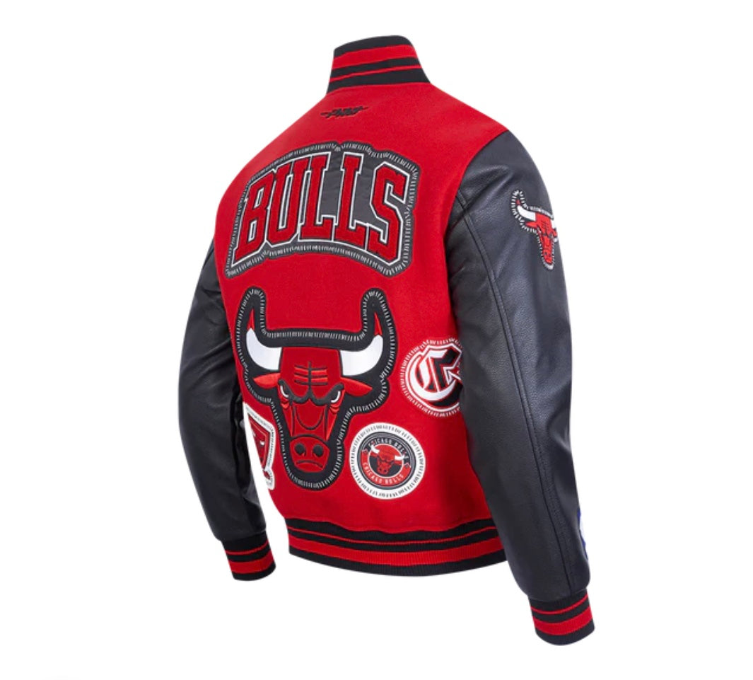 PRO STANDARD CHICAGO BULLS WOOL VARSITY JACKET