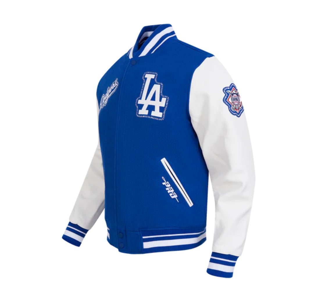 PRO STANDARD LOS ANGELES DODGERS WOOL VARSITY JACKE