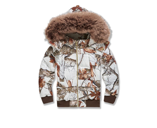 JORDAN CRAIG Cross Bay Bomber Snow Camo Big Kids