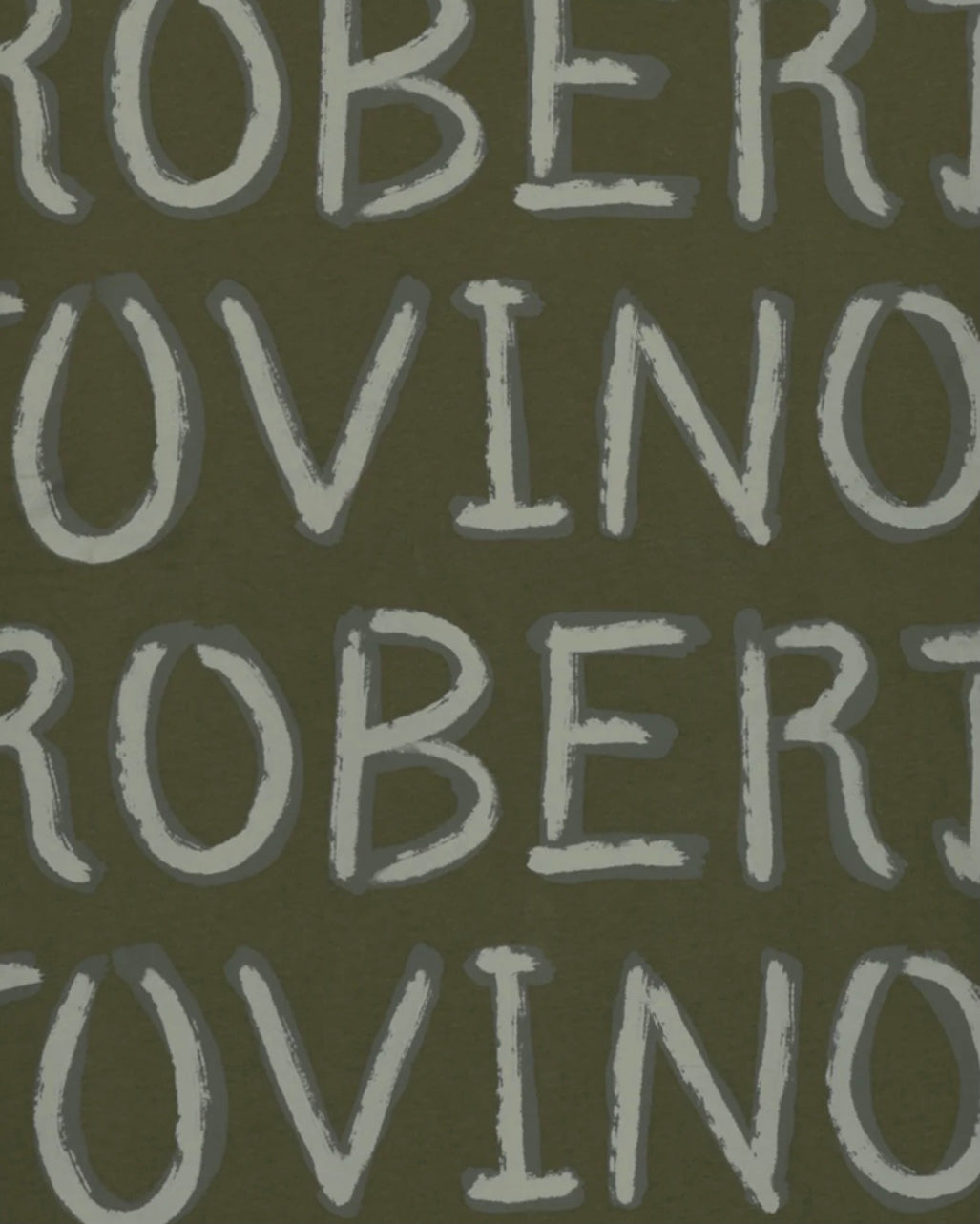 ROBERTO VINO All Over Tee - Olive Green