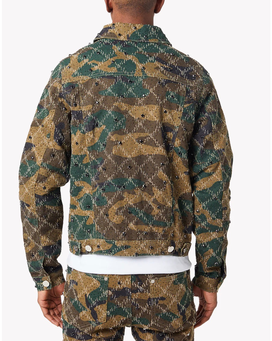 GUAPI Camo Denim Jacket