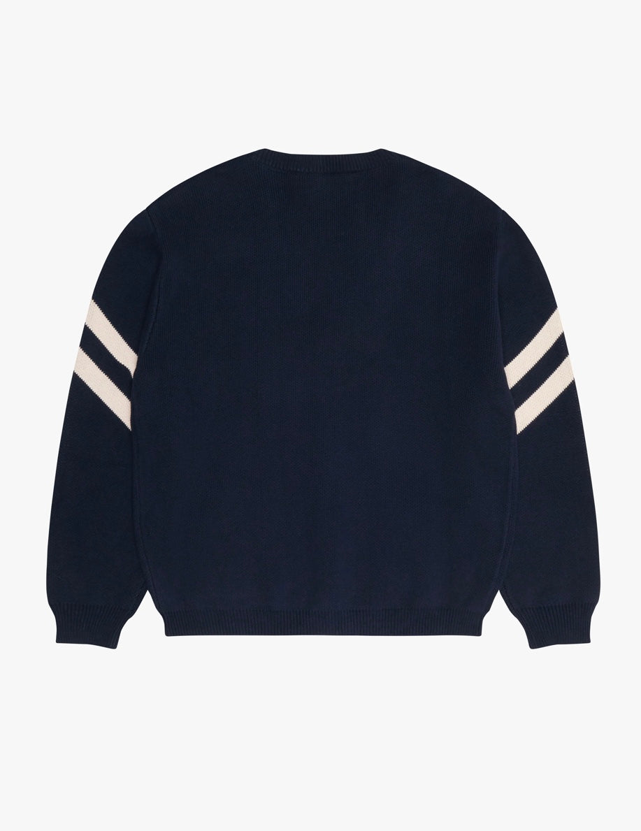 6THNBRHD Euro Navy Blue Cardigan