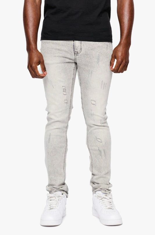 ANOM SKINNY FIT "TIMELESS" LIGHT GRAY