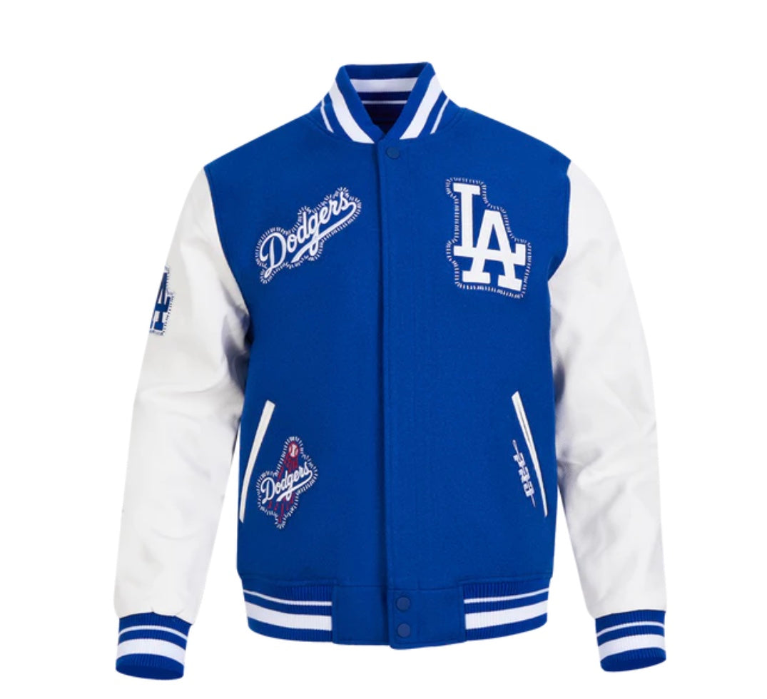 PRO STANDARD LOS ANGELES DODGERS WOOL VARSITY JACKE