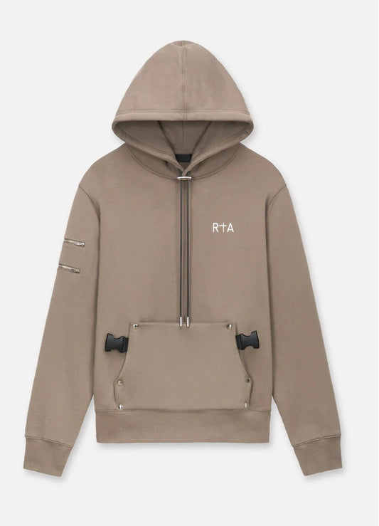 RTA Hector Taupe Hoodie