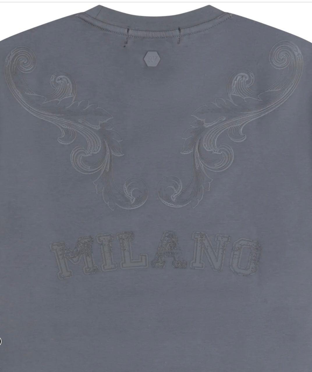ROBERTO VINO Horns Tee Dark Greyb