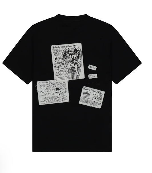 ROBERTO VINO The Angel Tee - Black