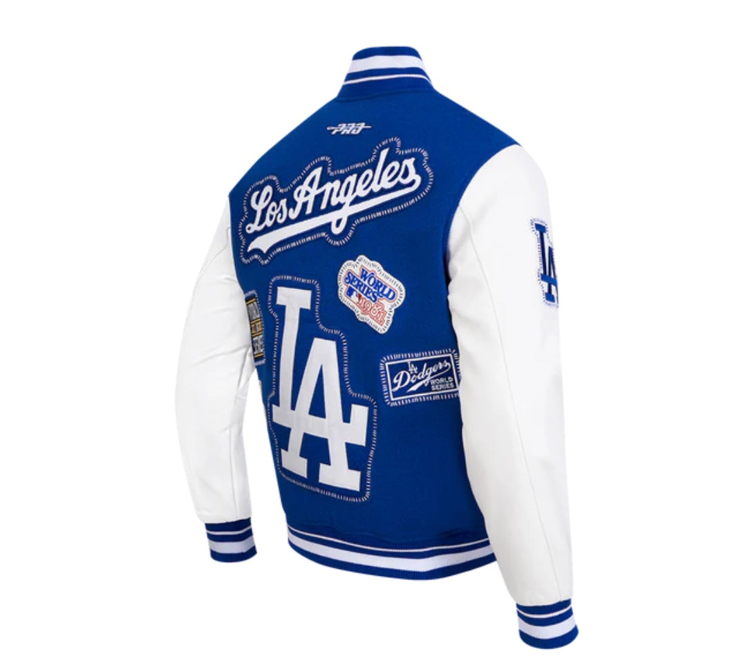 PRO STANDARD LOS ANGELES DODGERS WOOL VARSITY JACKE