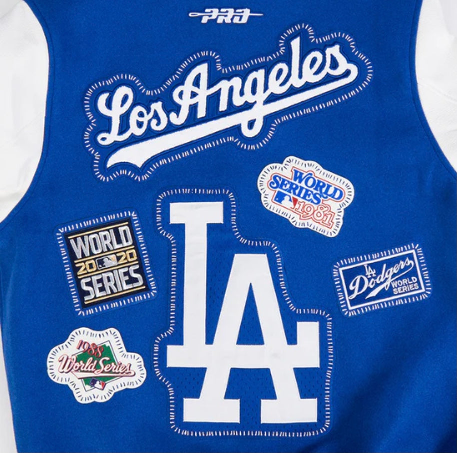 PRO STANDARD LOS ANGELES DODGERS WOOL VARSITY JACKE